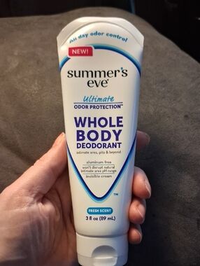 Summer's Eve Whole Body Deodorant - Fresh Scent, White Bottle